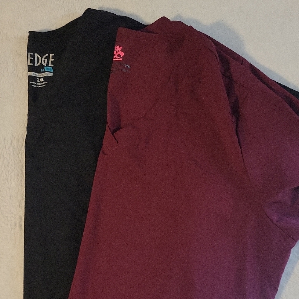 Bundle Of 2 Scrub Tops. 2xl